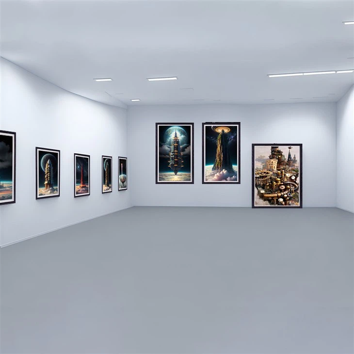 21.5 32 43 55 65 75 86 Inch 1080p Modern Intelligent Wall-mounted Art Lcd Wifi Digital Smart Picture Photo Frame